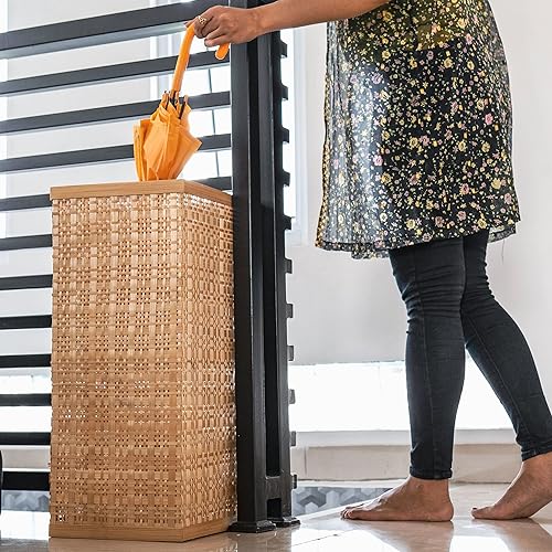 Miniatura 2 de Vintiquewise Soporte decorativo de bambú natural para interiores y exteriores