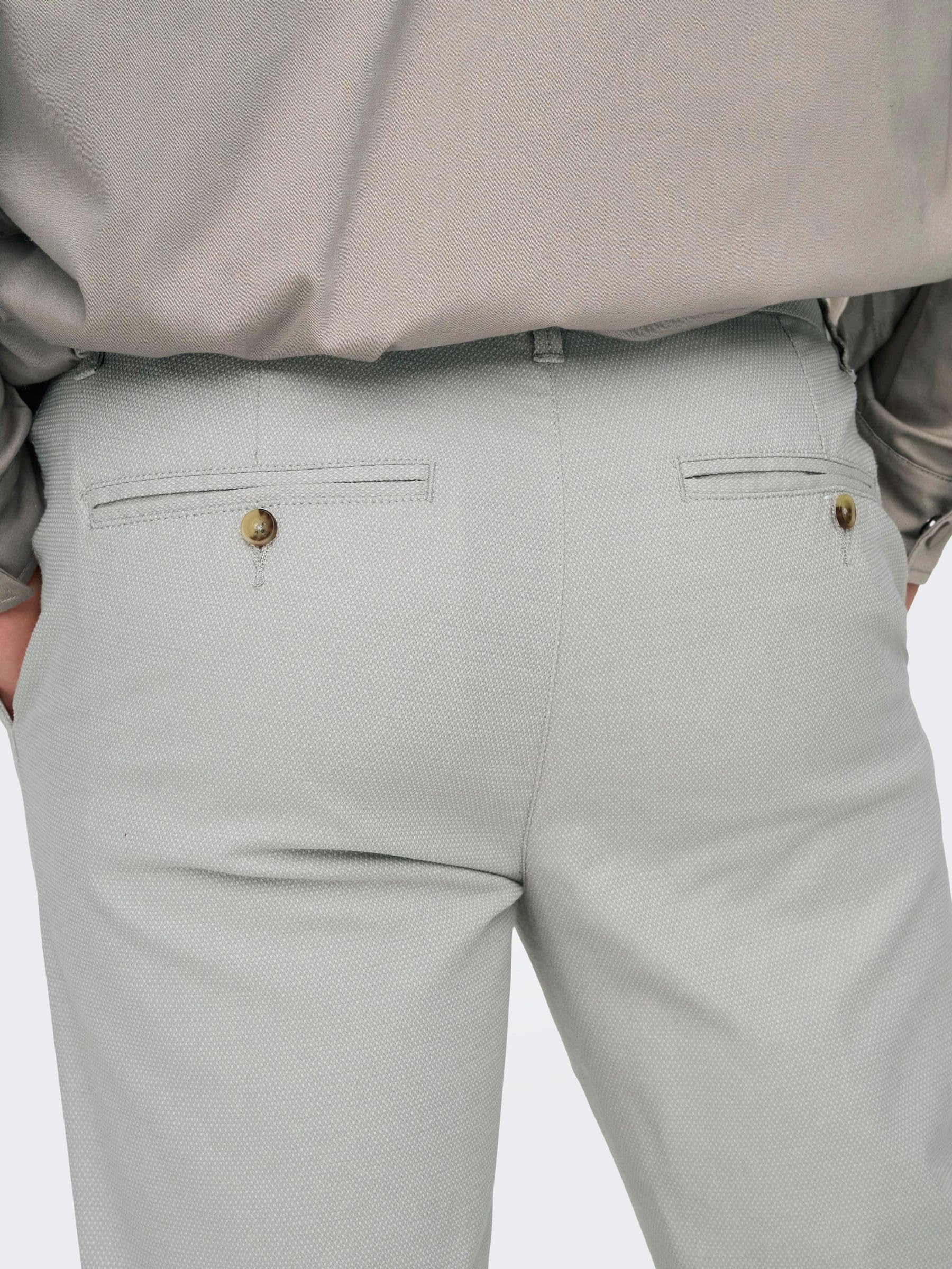 Only & Sons Herren Onsmark Pete Slim Dobby 0058 Pant Noos Hose – Bild 7