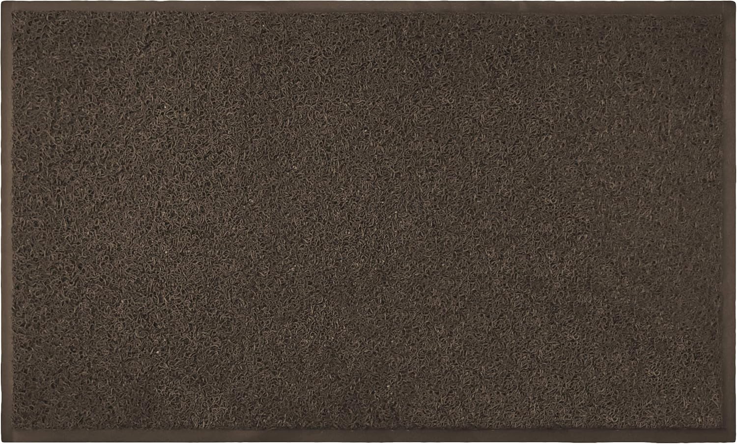 Indoor/Outdoor Mud Dirt Moisture Trapper Door Mat, Non-Slip Rubber Back, 18x30 Rectangle - Chocolate