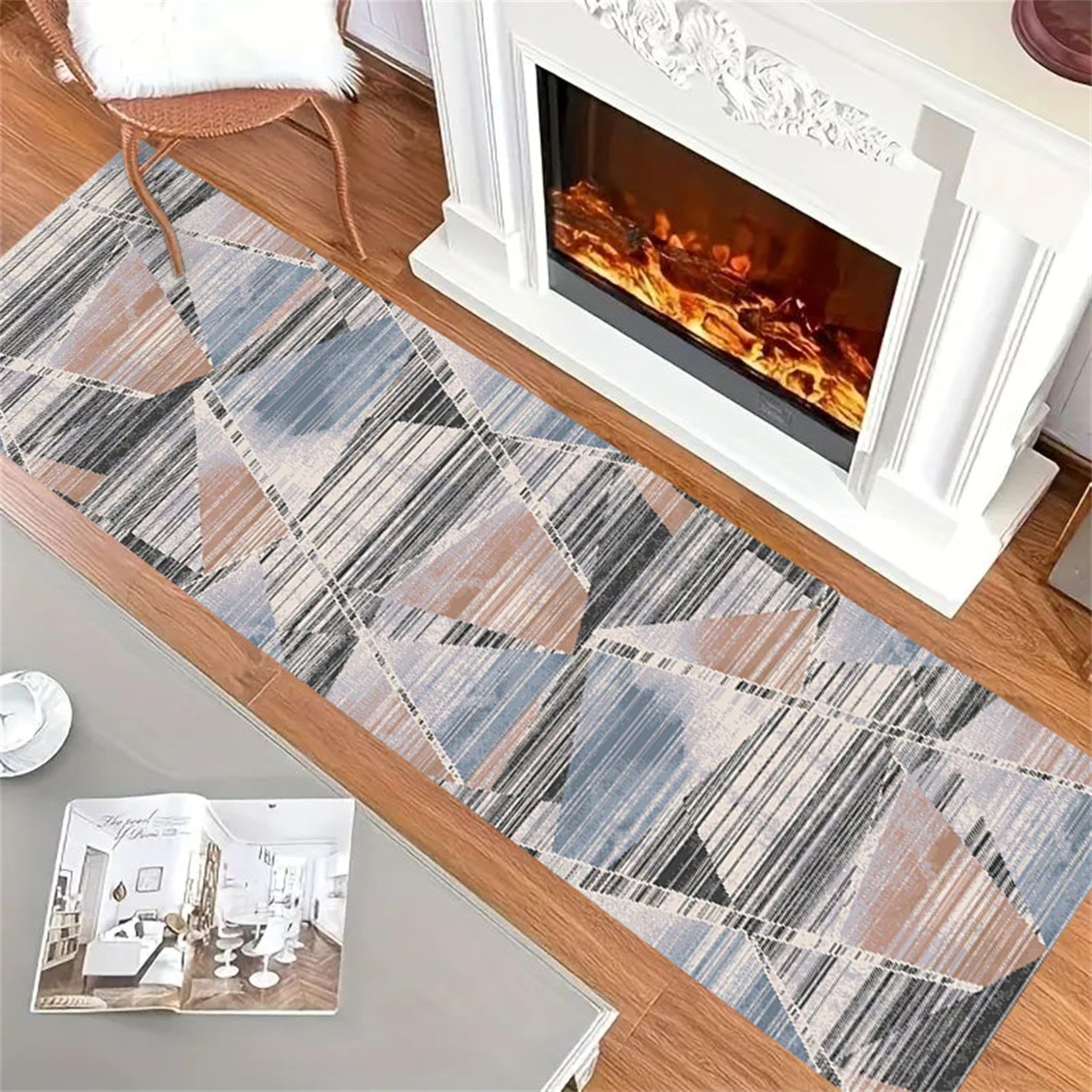 Tapis de couloir moderne 70x200 pour entrée cuisine et passage