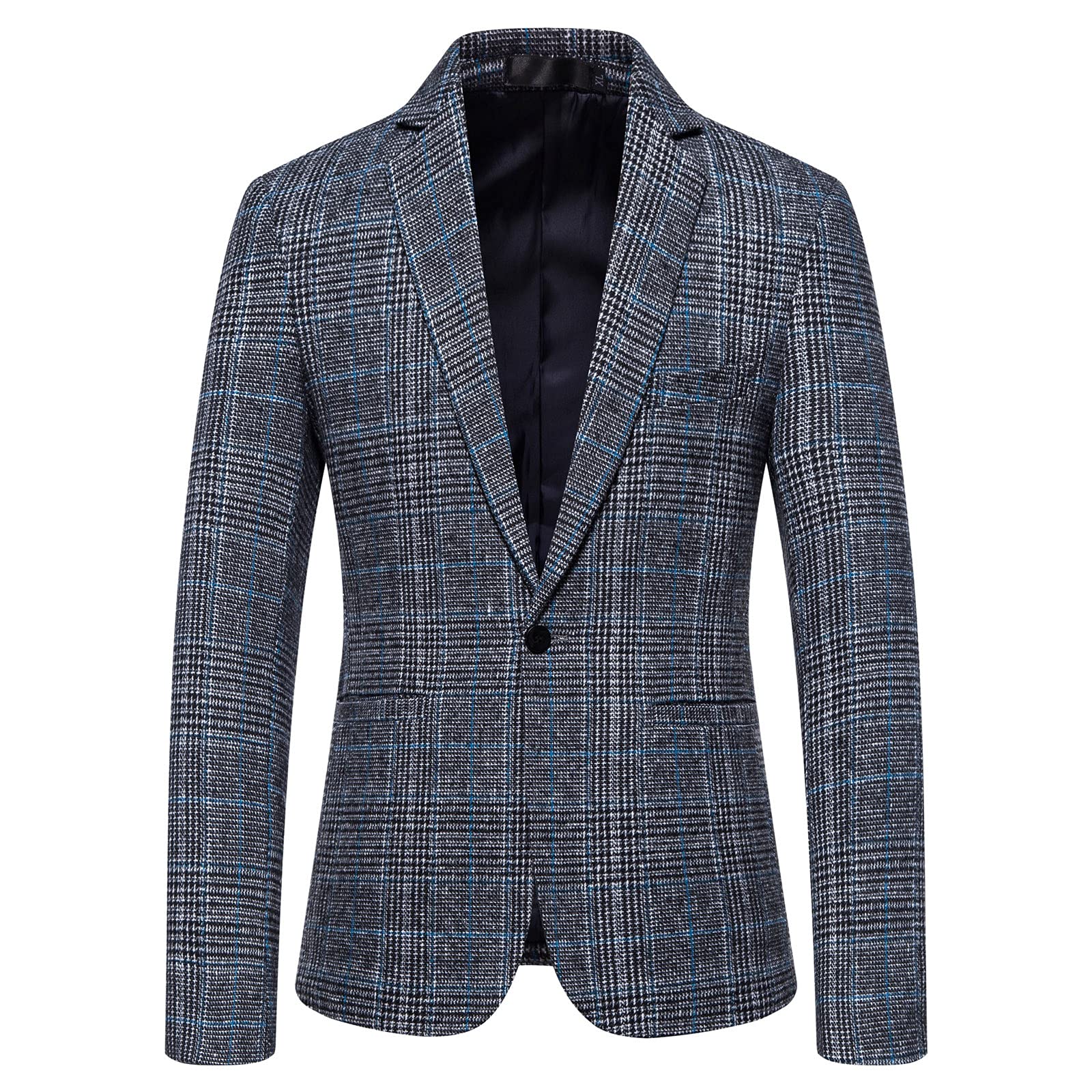 Giacca Smoking Uomo Semplice Blazer Formale Casual Per Matrimonio Sera Costume Uomo Giacca Blazer Slim Fit Stampa Fiori Matrimonio