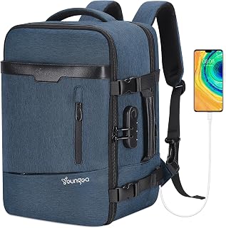 Cabin Bag Backpack 40x20x25cm for Ryanair Underseat Carry-on Backpack Hand Luggage 20L Cabin Size YG063 Navy Blue