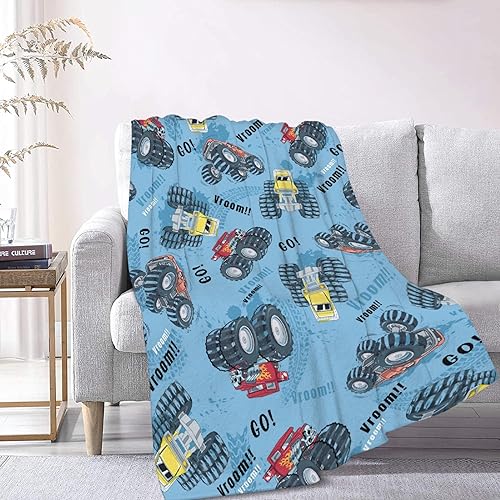 Miniatura 9 de Mon-Ster - Manta de forro polar súper suave, manta de franela acogedora para sofá y cama, 50 x 40 pulgadas, para niños