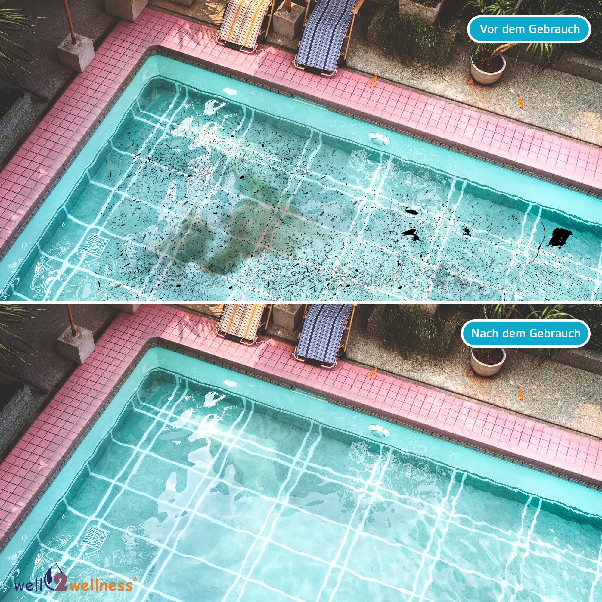 well2wellness® Pool + Spa Aspirateur électrique pour piscine et spa AquaJack 121