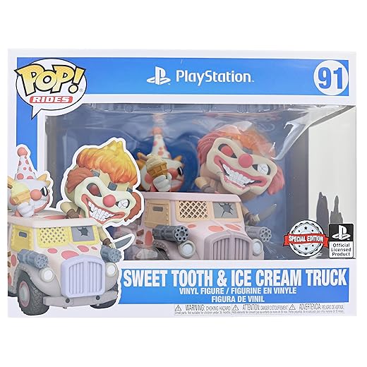 En Oferta Funko Pop Rides 91 Playstation - Sweet Tooth &Amp; Ice Cream Truck - Gamestop Exclusive