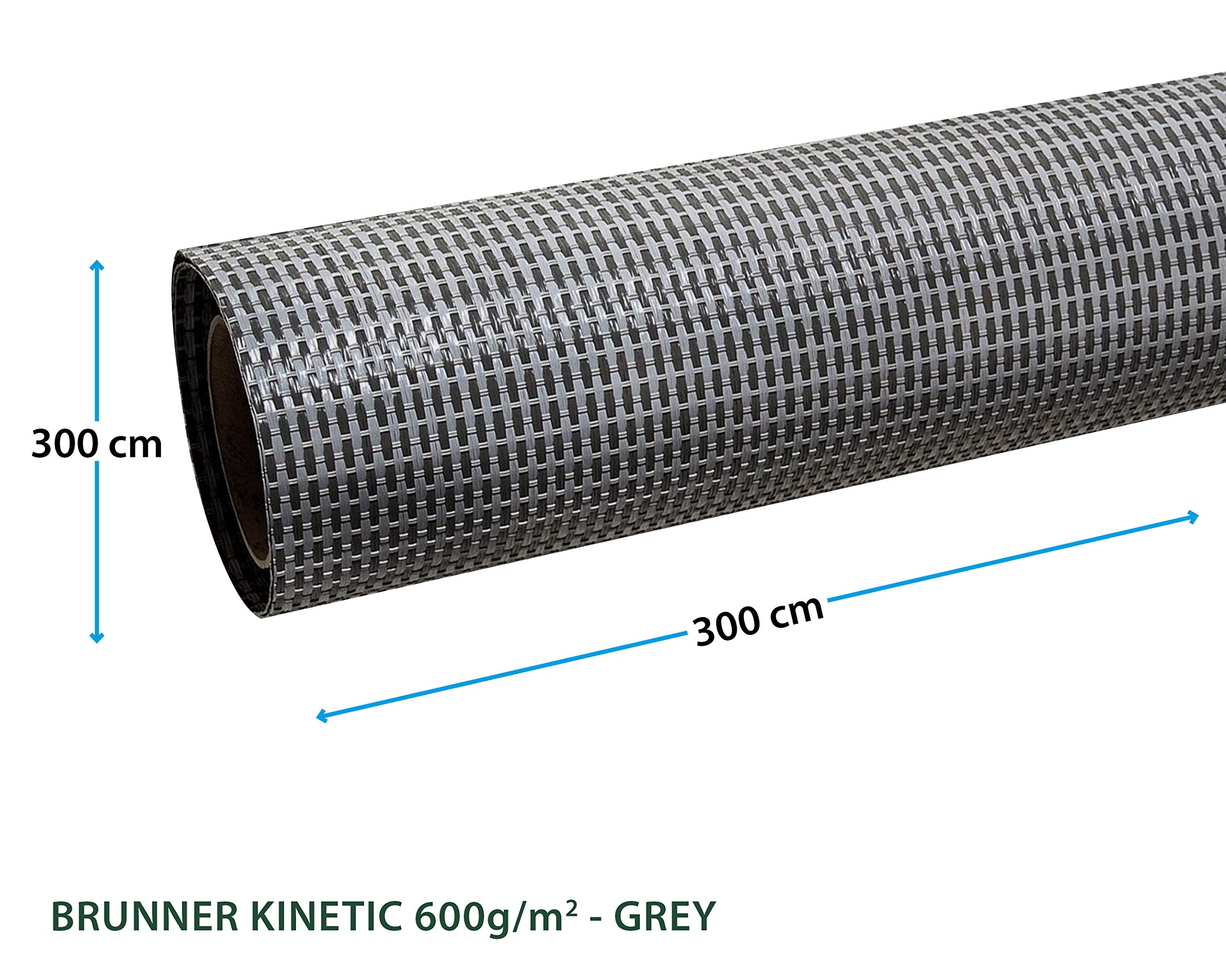BRUNNER Artykuł kempingowy Kinetic 600 300 x 300 cm ciemnoszary/jasnoszary, 0201131N.C52