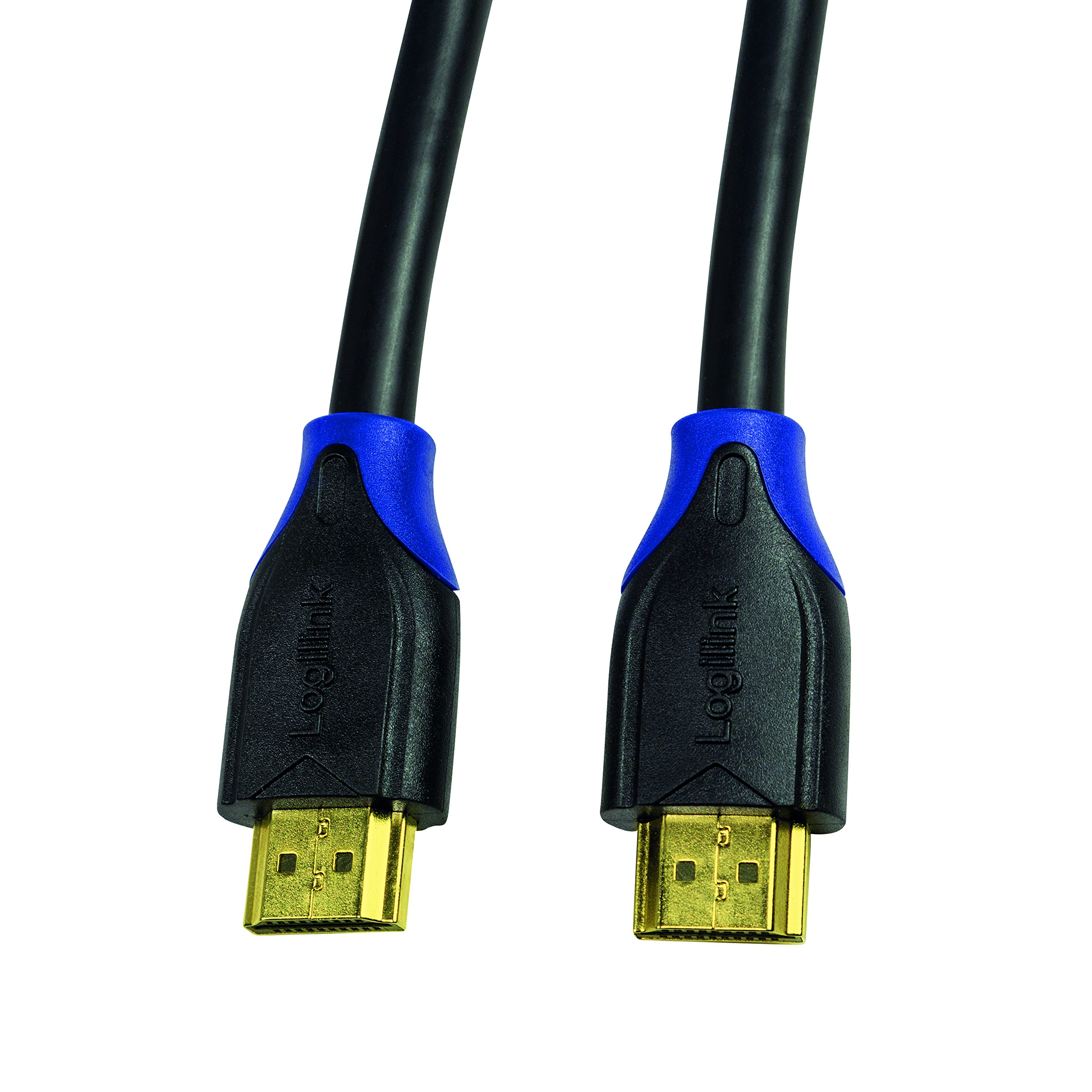 LogiLink CH0067 kabel przyłączeniowy HDMI, standard: High Speed z Ethernet do rozdzielczości do 4096 x 2160, Ultra HD i 3D czarny, 15 m