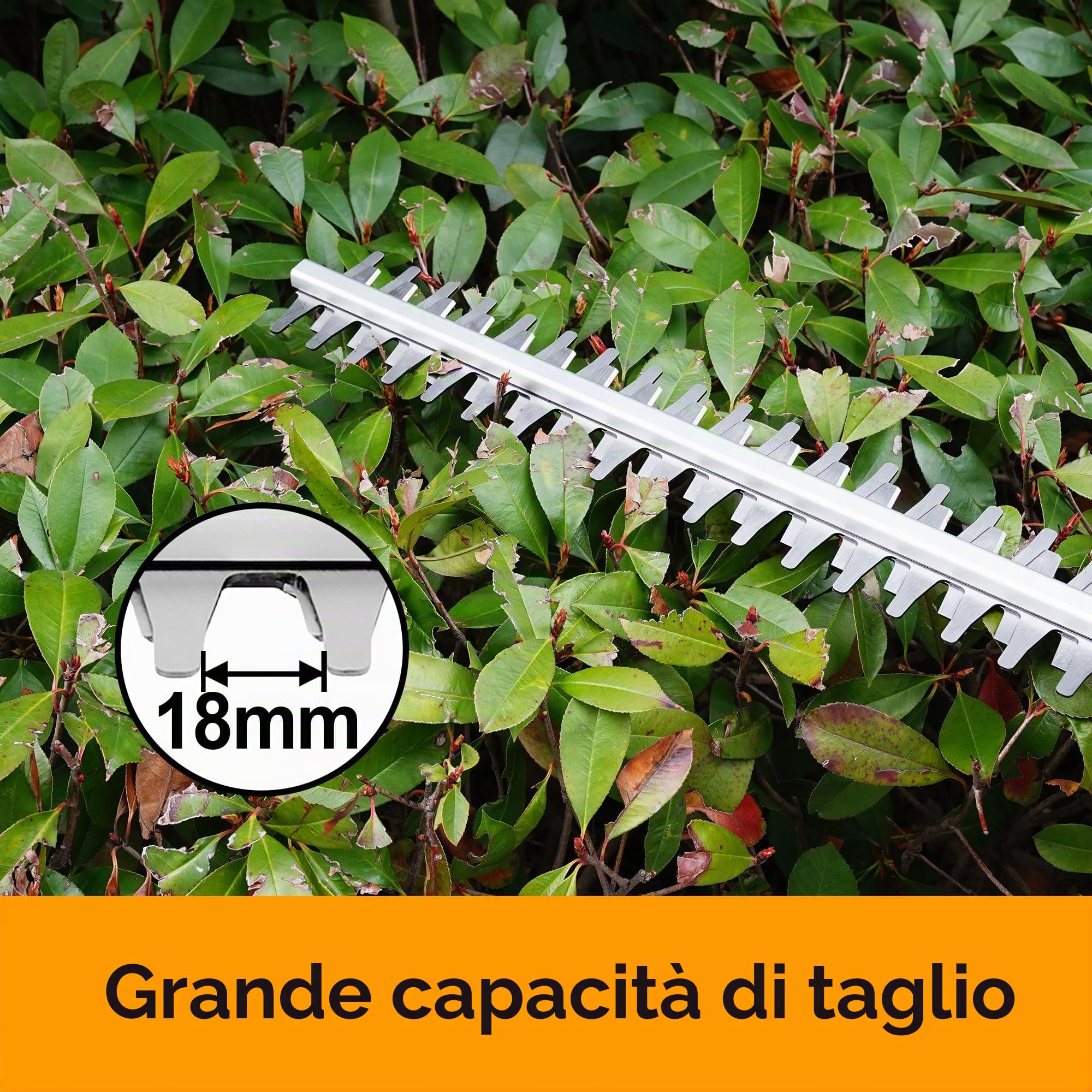 Tagliasiepi lama 45 cm a batteria 20 V - Ingco CHTLI20018