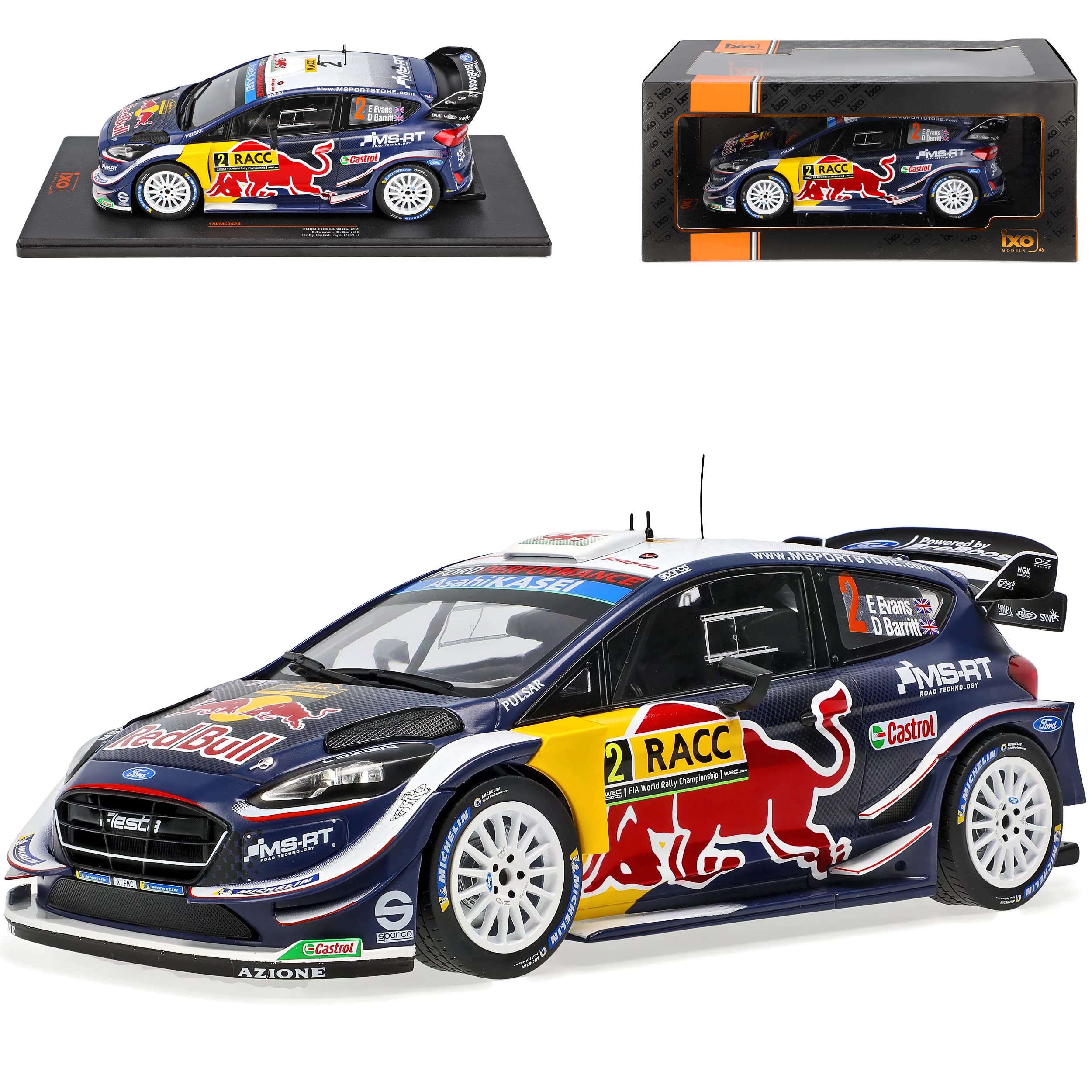 1:43 Ixo Ford Fiesta WRC Rallye (Gebraucht) in Reconvilier für CHF 19