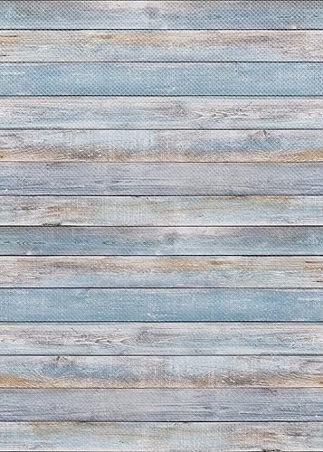 Miniatura 3 de Beachwood Better Than Paper® - Rollo de tablón de anuncios, 4 pies x 12 pies y borde festoneado azul calmante (TCR8907)