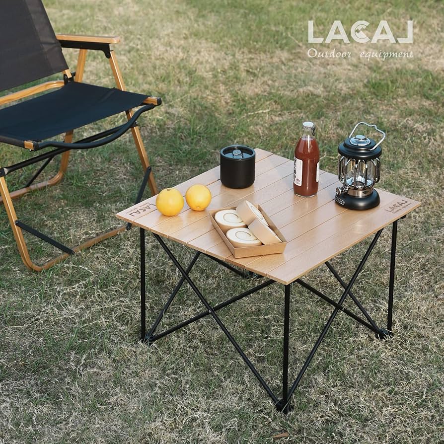 【サイズ:S-ケヤキ】LACAL アウトドア テーブル キャンプ ロール式 収束 Amazon.co.jp: LACAL アウトドア テーブル キャンプ ロール式
