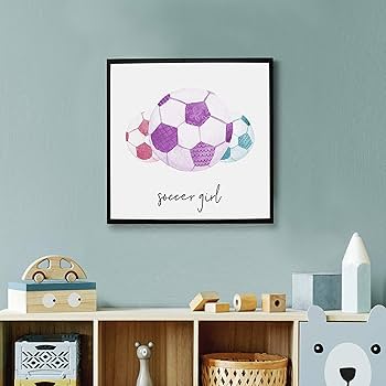 Amazon.co.jp: Posterazzi Collection スポーツガール サッカー