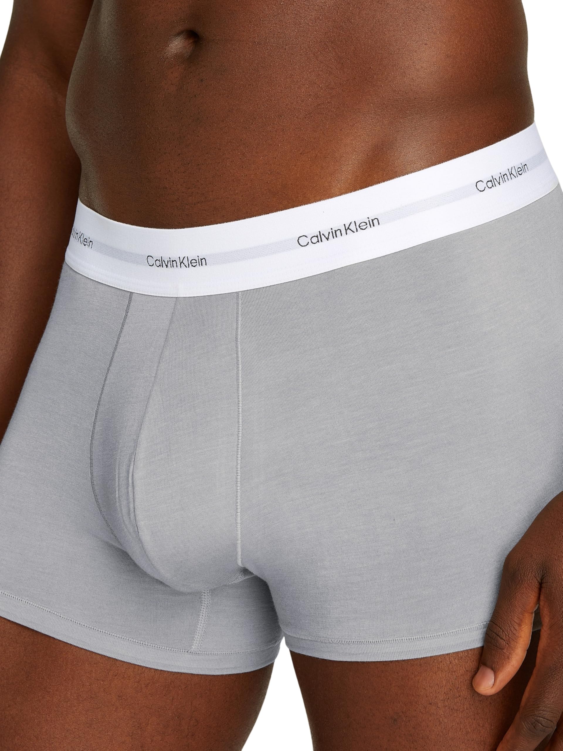 Calvin Klein Uomo Pantaloncini Boxer Confezione da 3 con Fascia con Logo