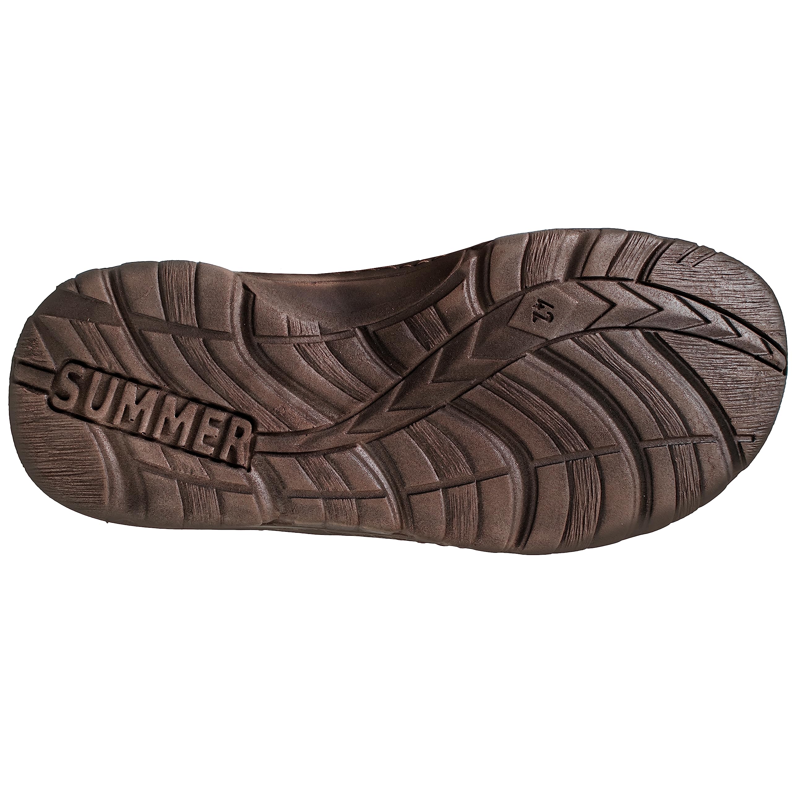 ESTRO Sandalias Hombre Verano Cuero - Sandalias Hombre Cuero Chanclas Piel con Suela Goma Antideslizante s1