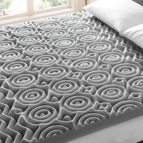 Miniatura 4 de Best Price Mattress Cubrecolchón de espuma viscoelástica de 3 pulgadas con infusión de bambú y control de humedad, certificado CertiPUR-US, tamaño