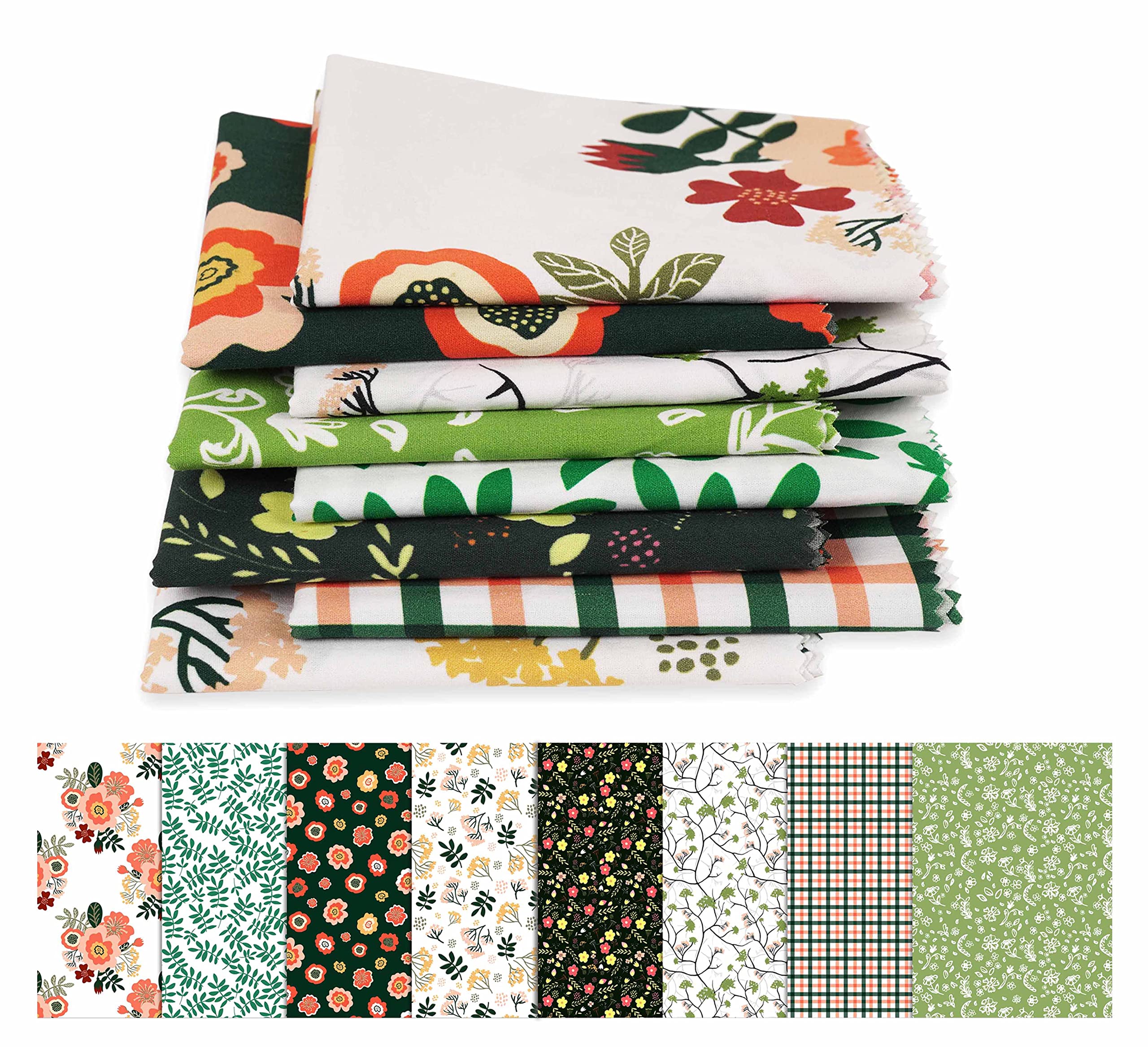 Tissu 100% coton de qualité Soimoi imprimé floral pour patchwork - 8