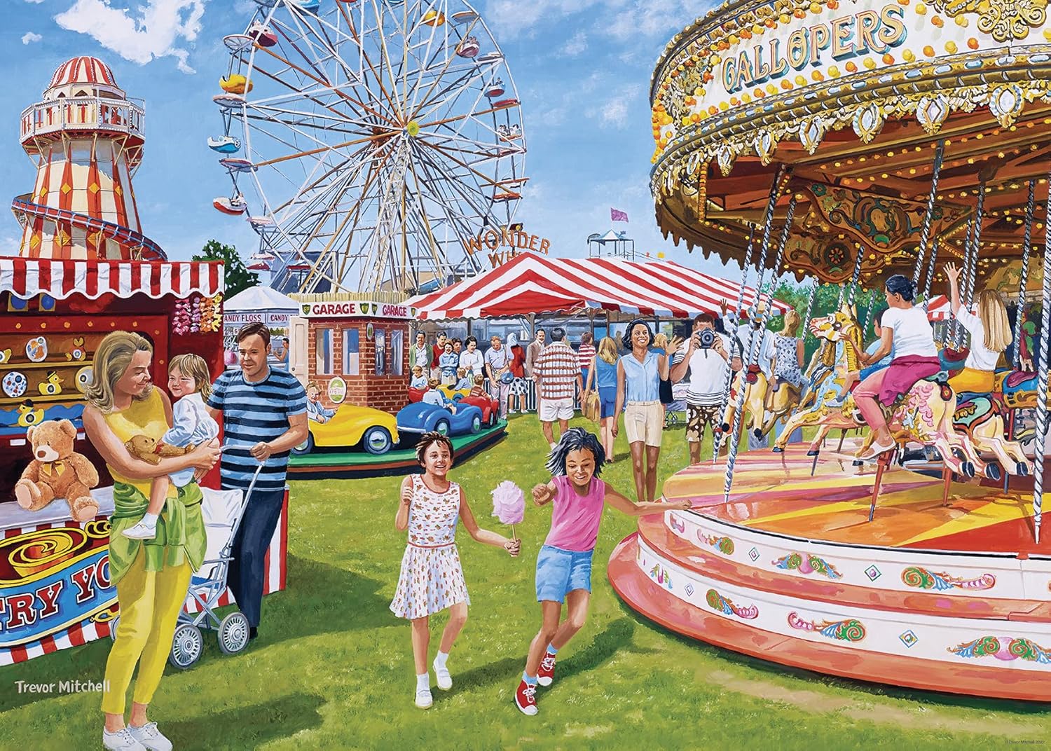 Ravensburger Vintage Fairground Fun 1000 Piece Jigsaw Puzzle for Adults & Kids Age 12 Years Up