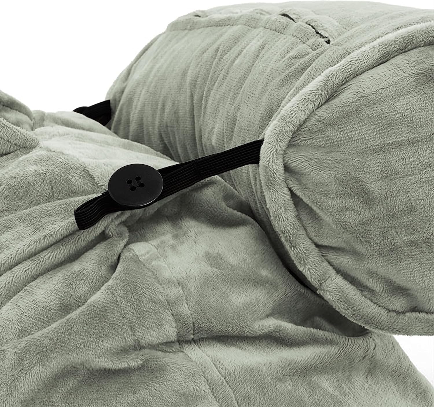 Husband Pillow XXL Cover Only Desert Sage, Microfiber Bed Rest Pillow Cover with Arms - Array of Colors - Generous Side and Back Pockets for Your Favorite Comfy Reading Pillow