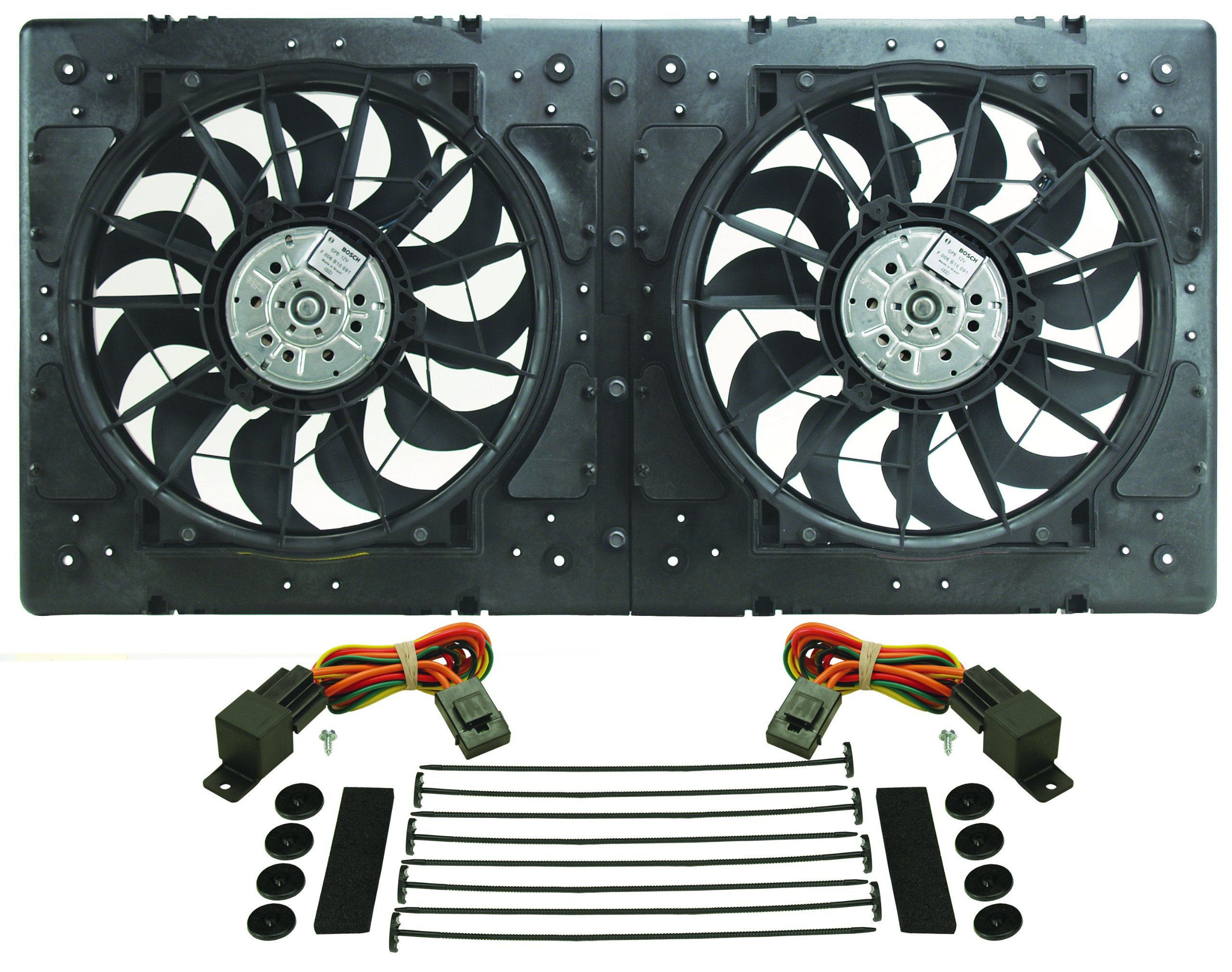 Amazon.com: Derale 16934 High Output Dual Radiator Fan Black