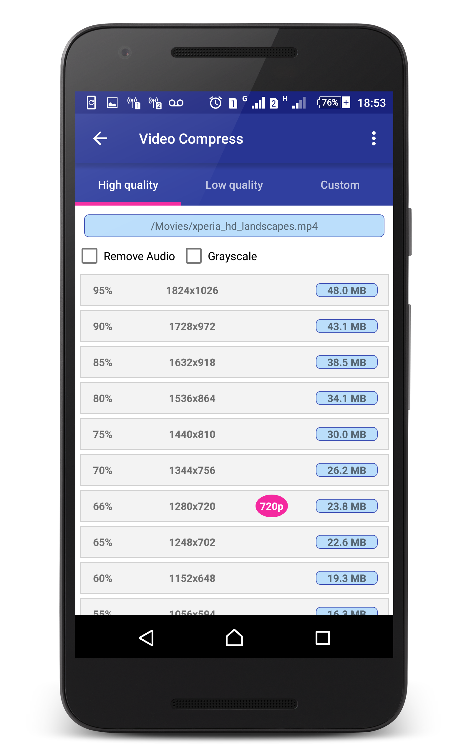 Video Compress - App on Amazon Appstore