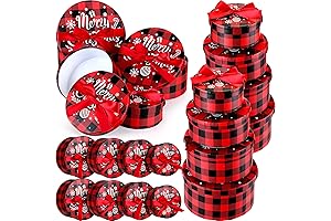 Cholemy Buffalo Plaid Gift Boxes