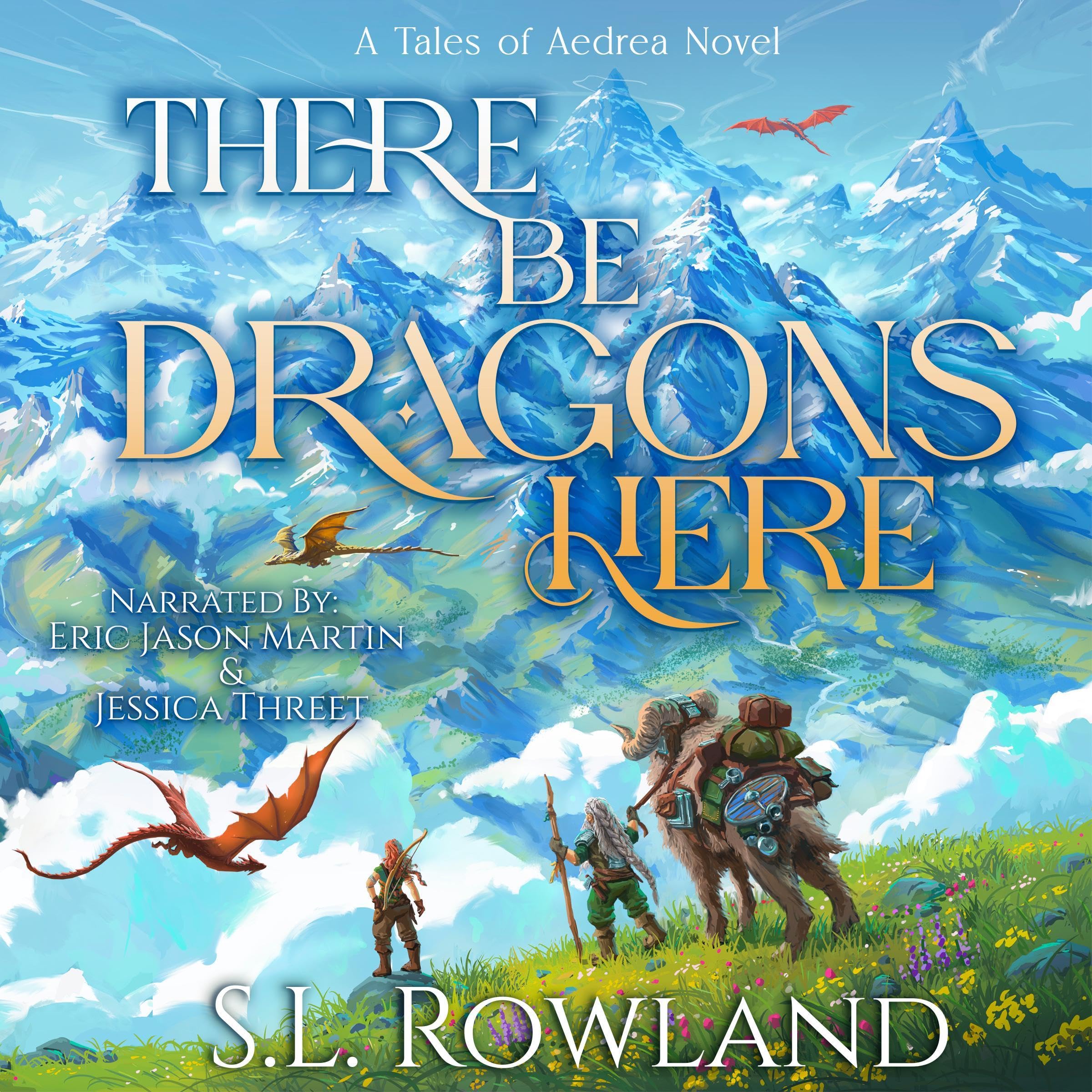 Cover art for There Be Dragons Here