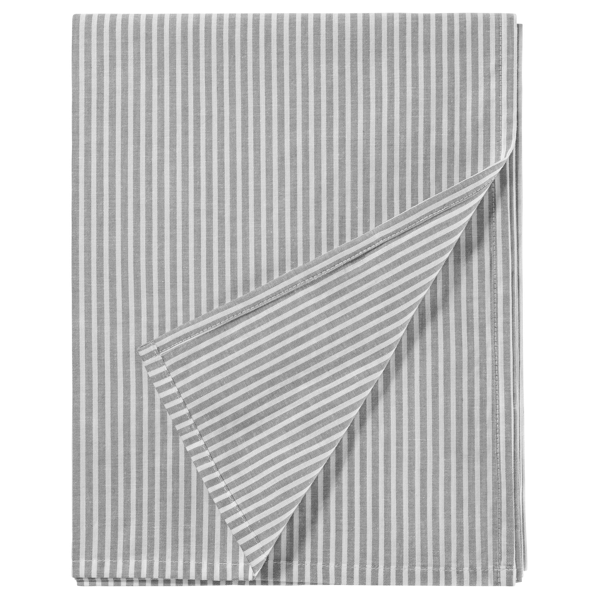 Drap plat rayé SOLFIBBLA 150x260 cm pour une chambre d'amis accueillante