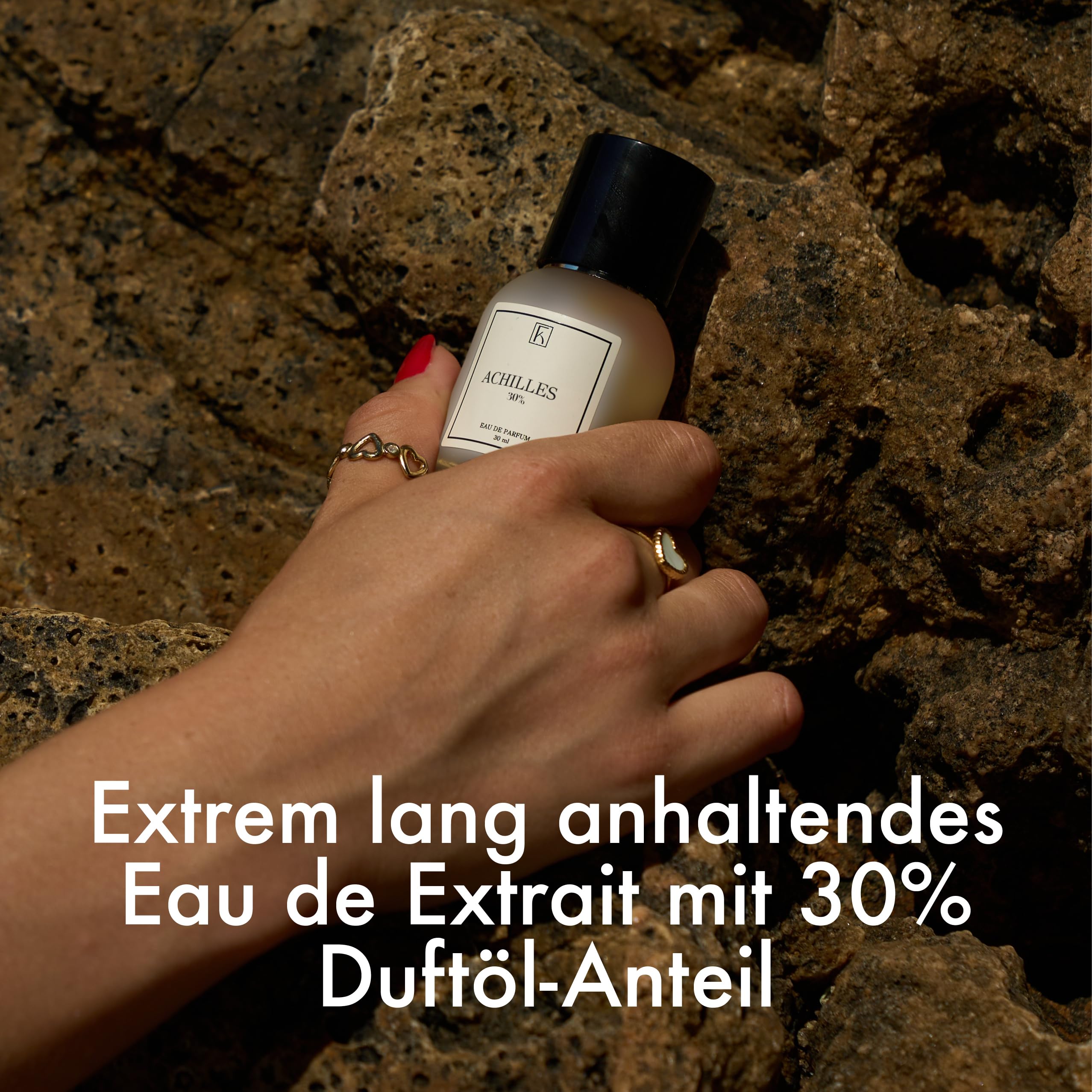 KAZAAR - ACHILLES - 50ml - Extrait de Parfum für Herren - Elegante Duftnoten von süßen Blüten & Gewürzen - mit 30% Duftöl-Anteil bis zu 12h lang anhaltender Duft - aus Schweizer Manufaktur