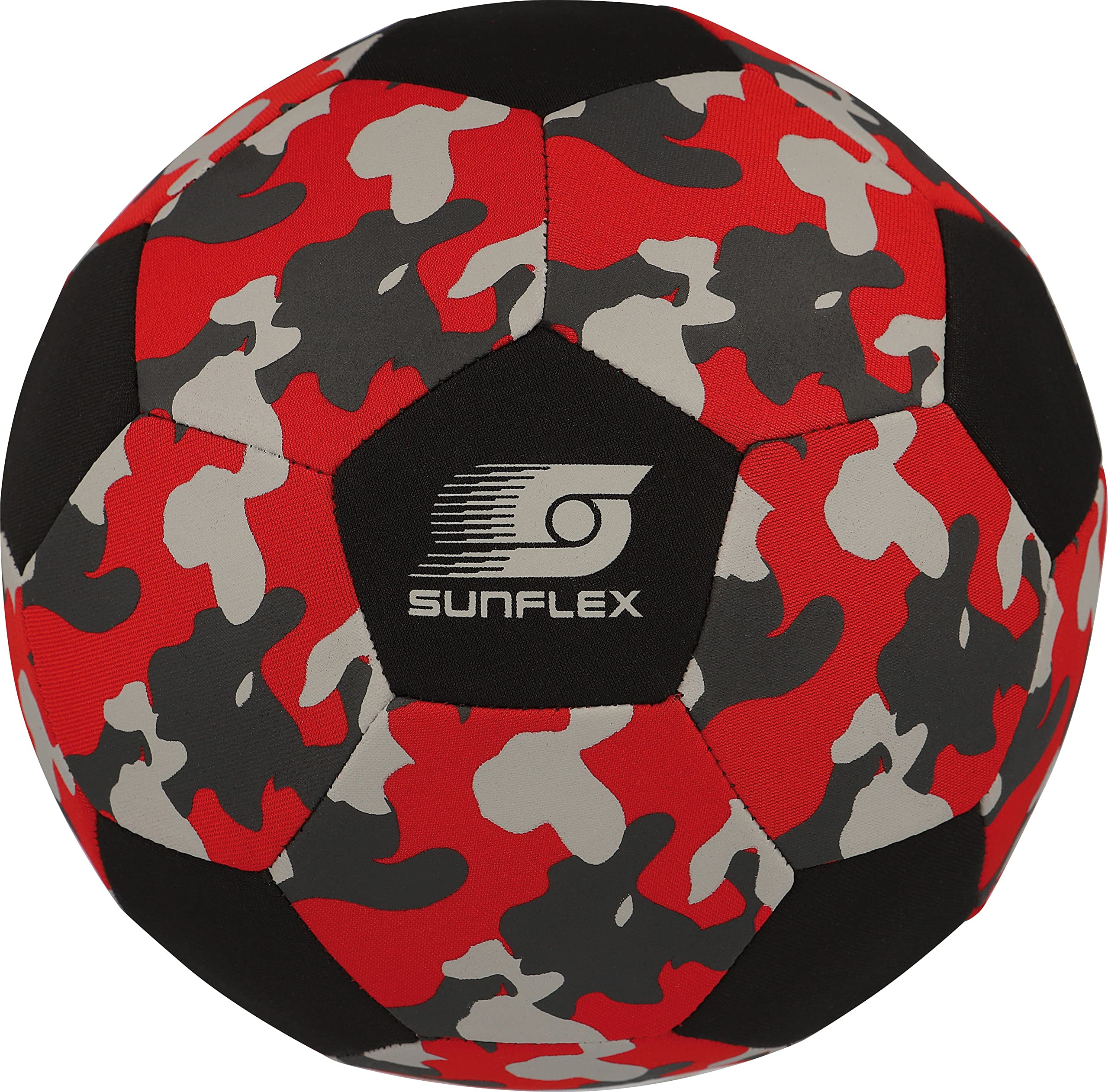 Sunflex Funky Boom – Ballon De Plage Football Néoprène 23 Cm | Doux, Robuste, Imperméable – Idéal Plage, Eau, Prairie – Pour Enfants Et Adultes Pieds Nus