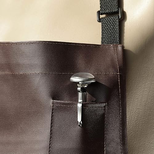 Miniatura 6 de New Star Foodservice Vinyl Bib Apron with Leatherette Finish, Set of 2