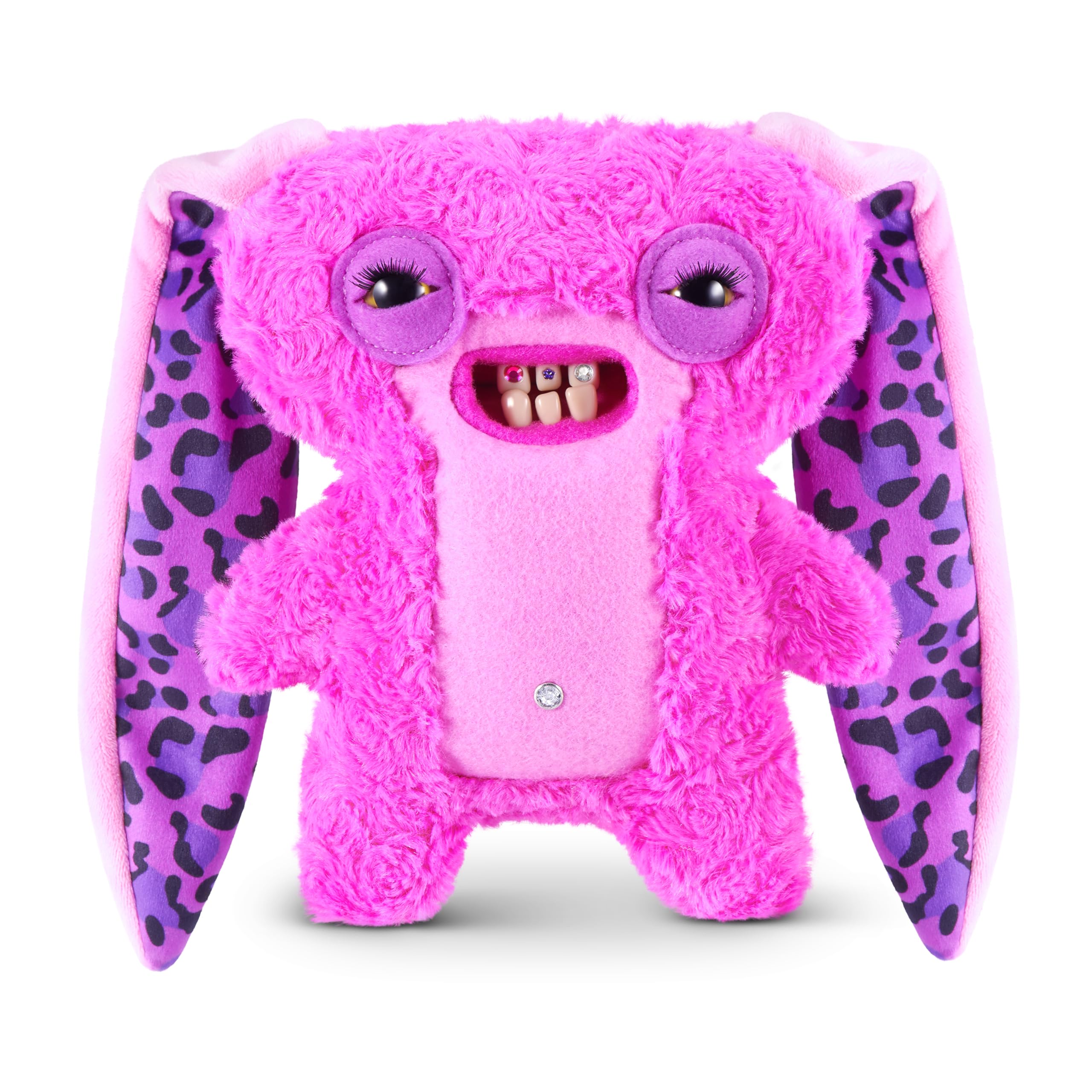 Fuggler Baddies Fuggs 9 Inch Plush Collectible Toy (Lord Long Ears) by ZURU Featuring Funny Ugly Monster Designs with Fierce Attitude, Bold Style, Unsettling Expressions