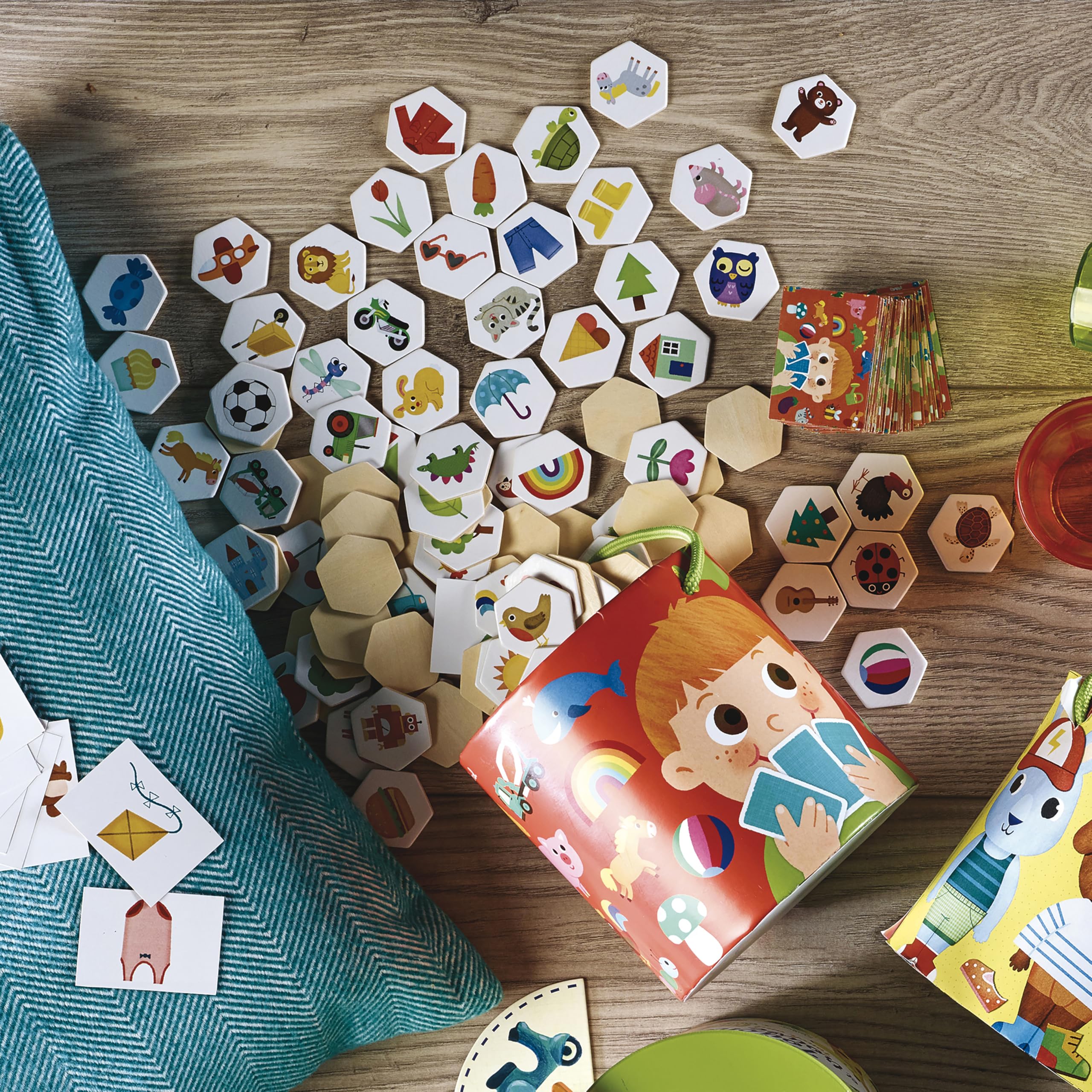 Vilac Gioco Memotager Giorno Di Raccolta - Memoria E Osservazione In Legno E Feltro - 3+ Anni - 4