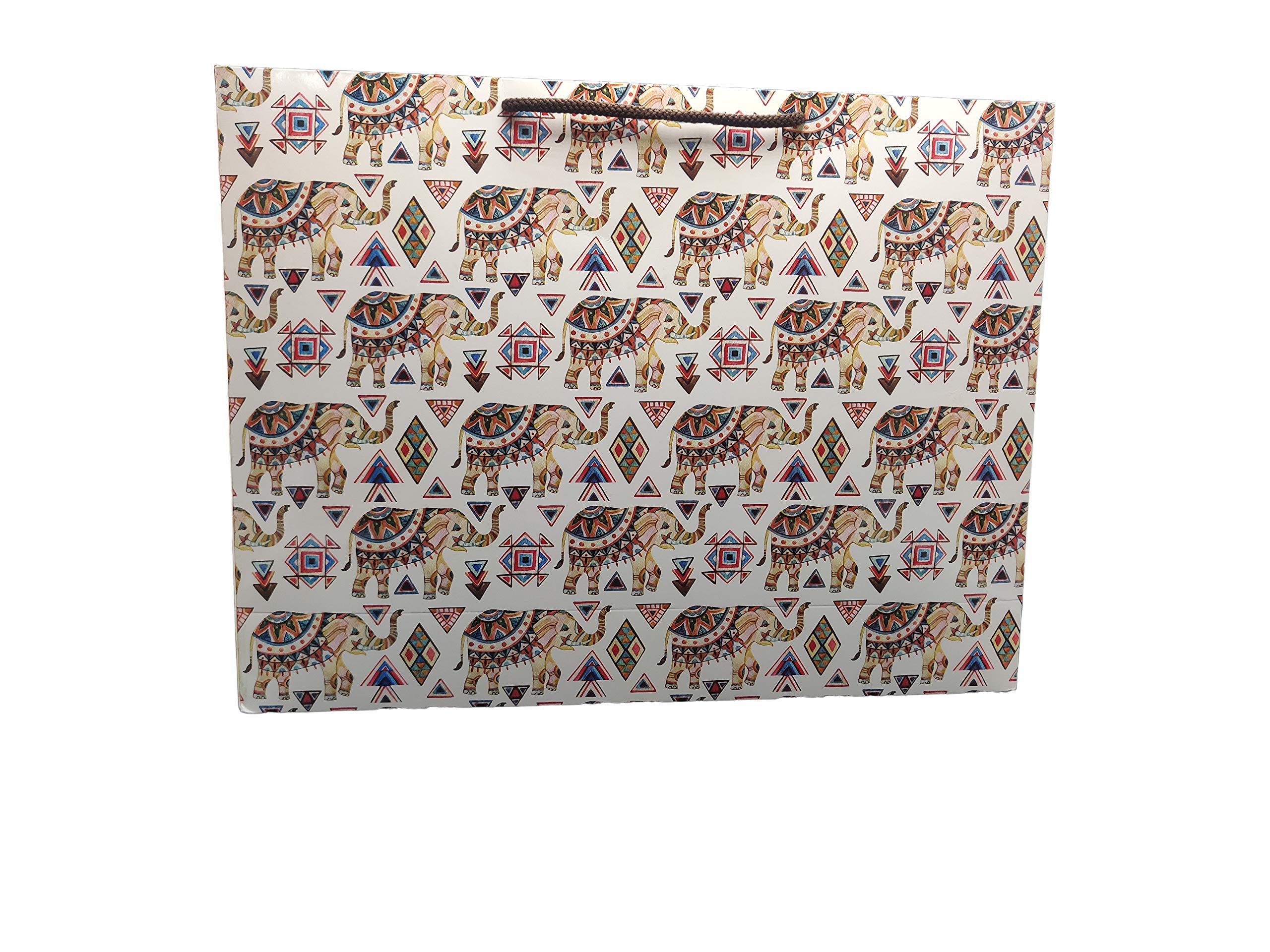Arrow Paper Products Elephant Design Gift Bags for Gifting, Weddings, Birthday, Holiday Presents (40.64 x 10.16 x 30.48 cm) Pack of 20 (B08VW21VRK) Amazon Price History, Amazon Price Tracker