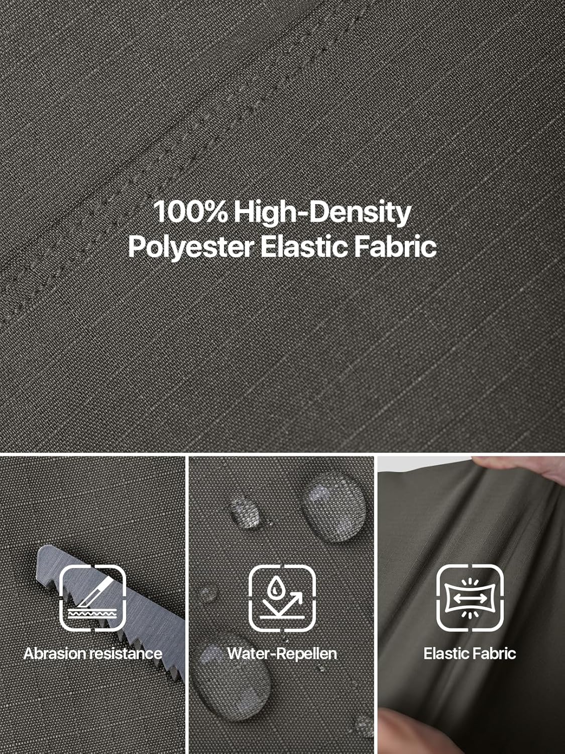 Men's Water Resistant Pants Relaxed Fit Tactical Cargo Work Pants with Multi Pocket - Image 7