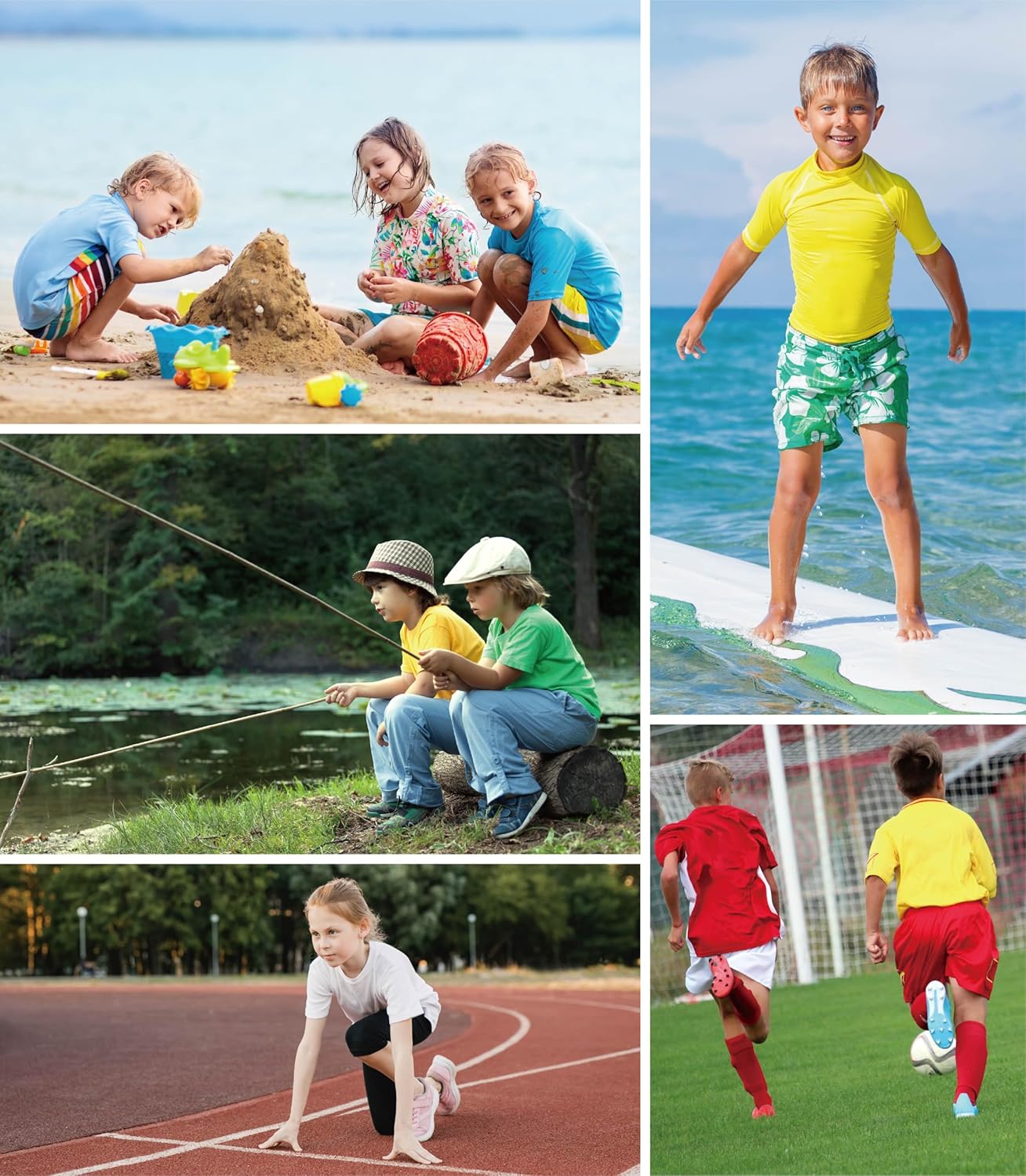 Youth Boys Rash Guard Short Sleeve Swim Shirt UPF+ 50 Kid Girl Sun Shirts 5-14Year T-Shirt - Image 7