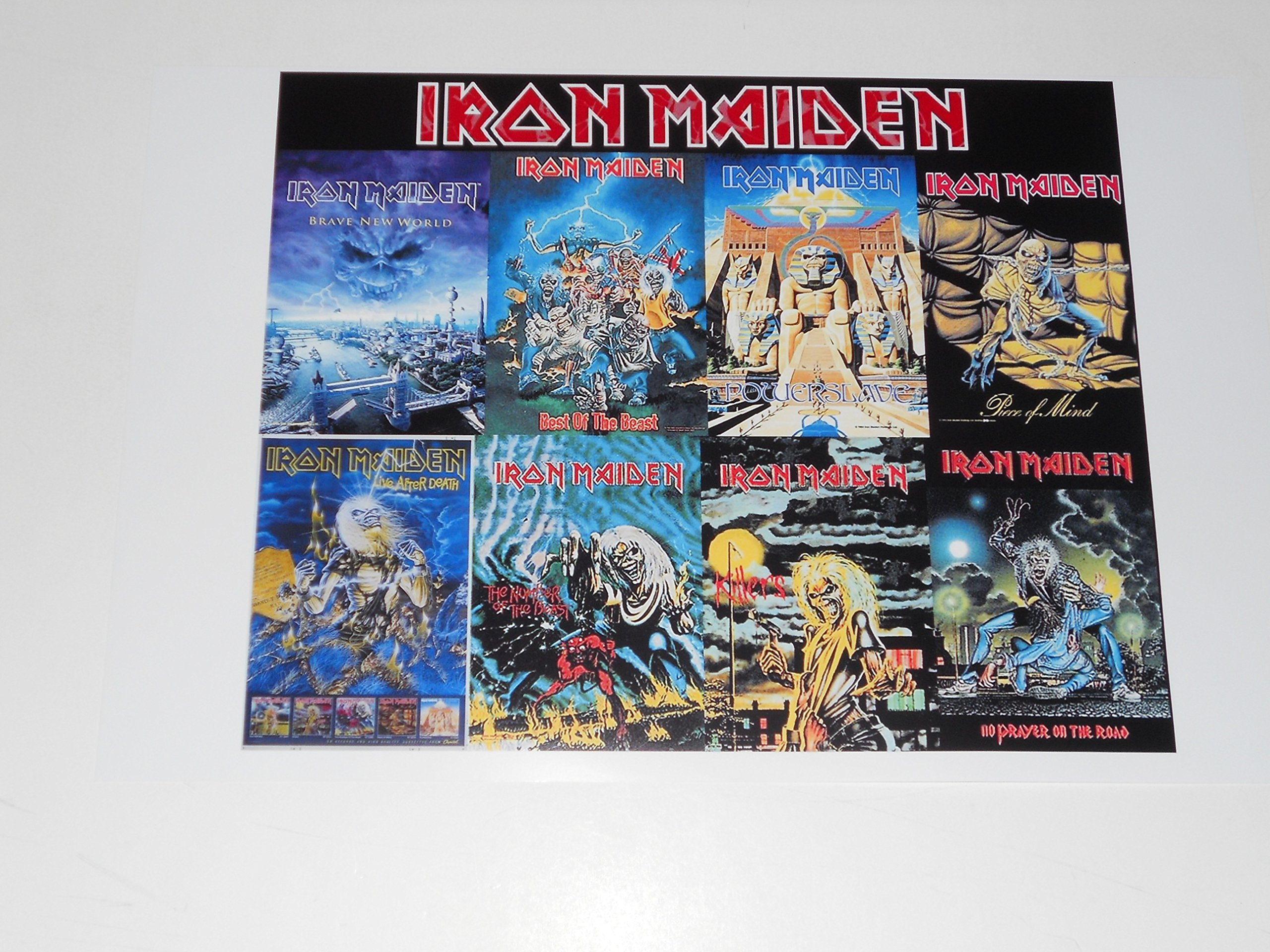 Amazon.com: Cleveland Vinyl Large Iron Maiden Album Cover Poster