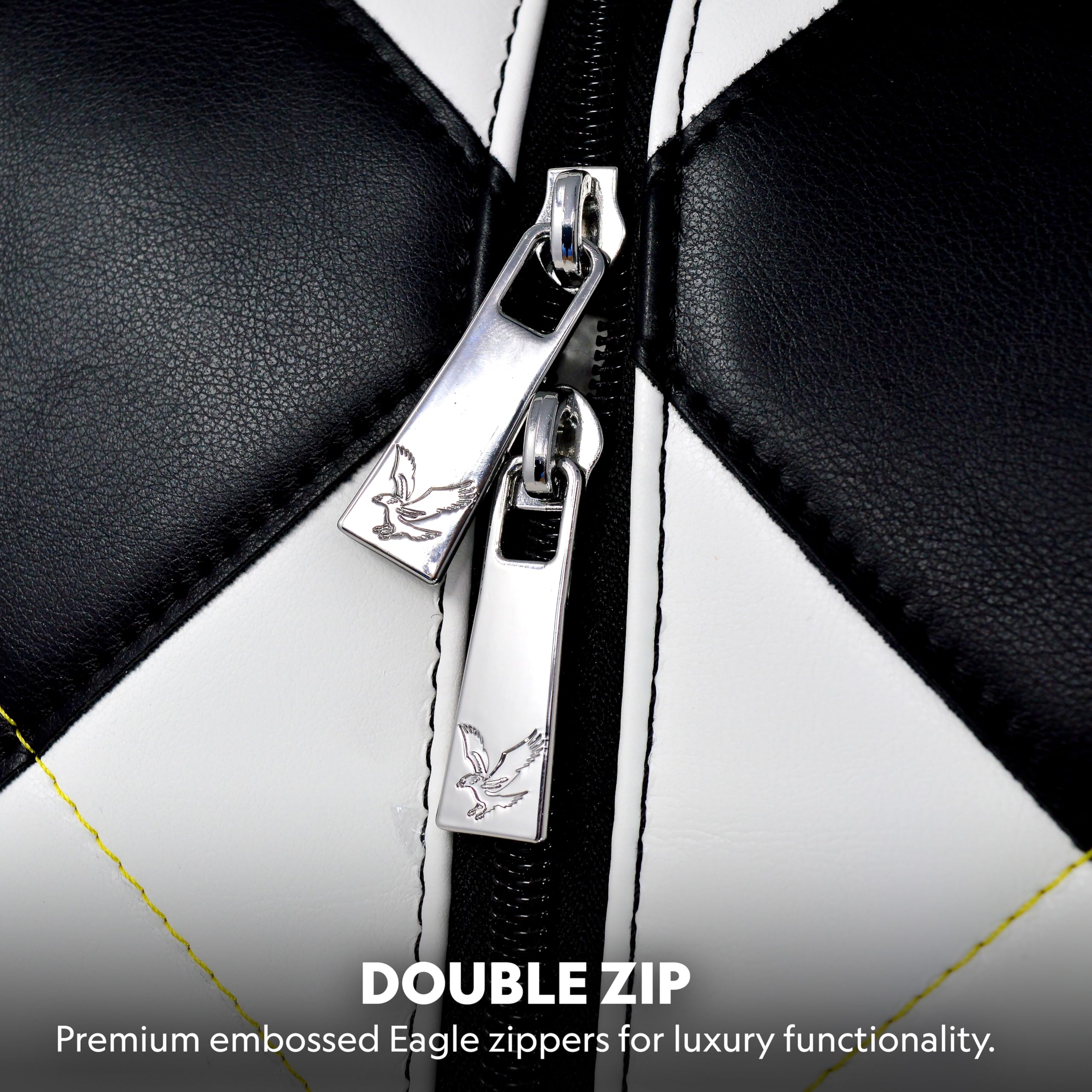 Lyle and Scott Argyle - Bolsa de Zapatos de Cuero de Primera Calidad para Zapatos de Golf, Accesorios de Golf Elegantes con Rejillas de ventilación Laterales, Marca Bordada, Cremallera Duradera,