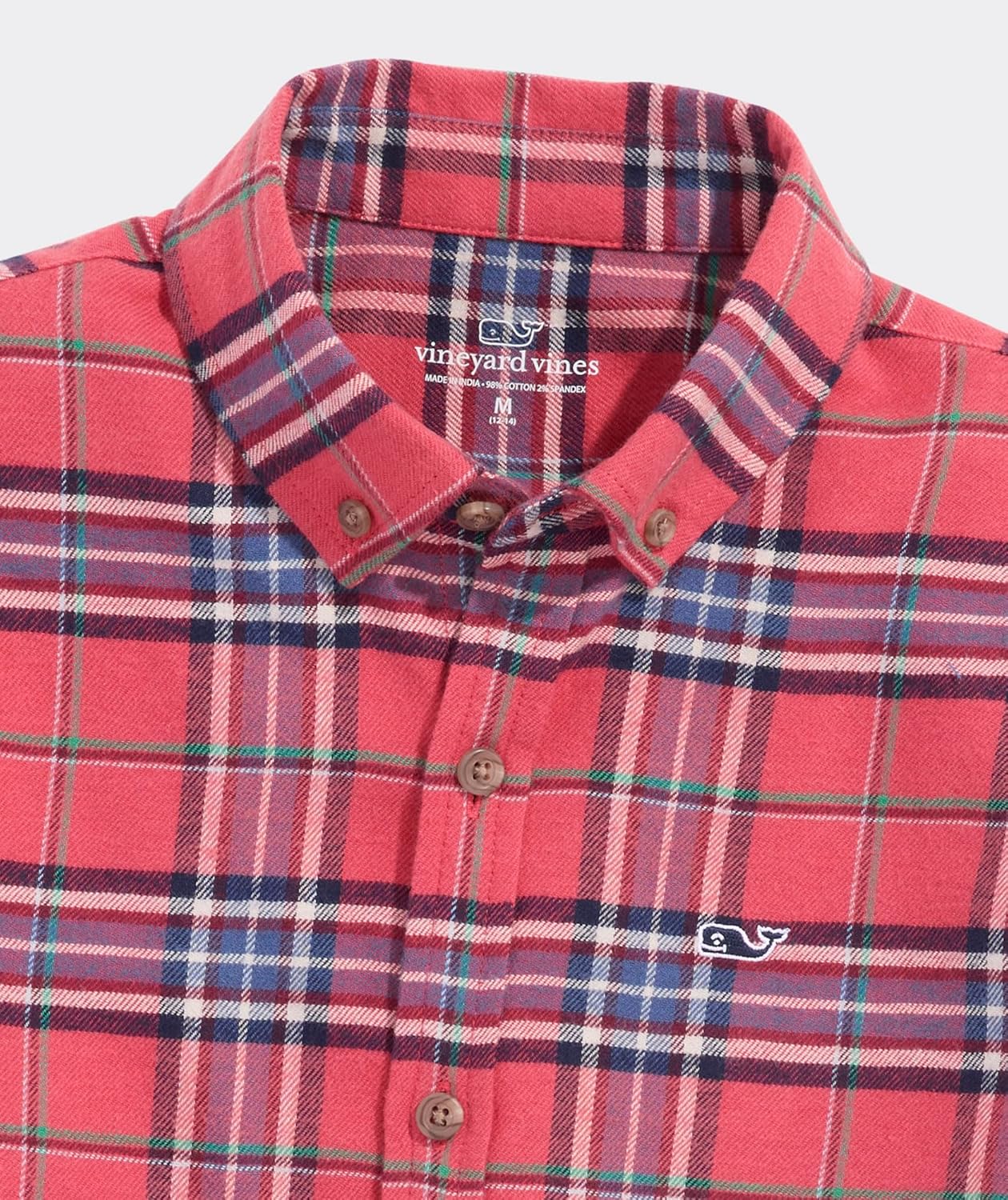 Vineyard Vines Boys Boys' Brushed Flannel Shirt - Image 4
