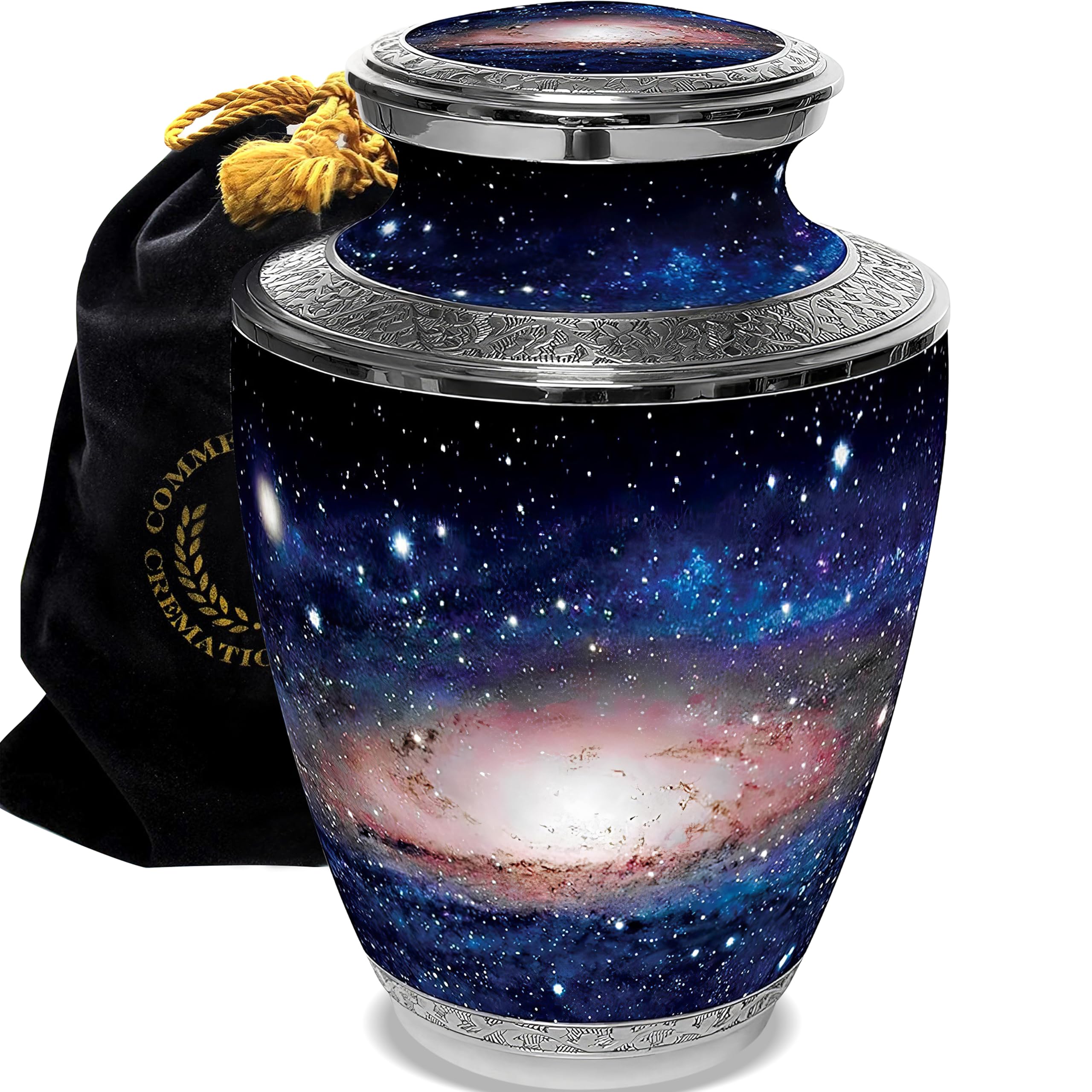 Cosmic Galaxy Cremation Urns for Human Ashes Adult Female Urns for Ashes