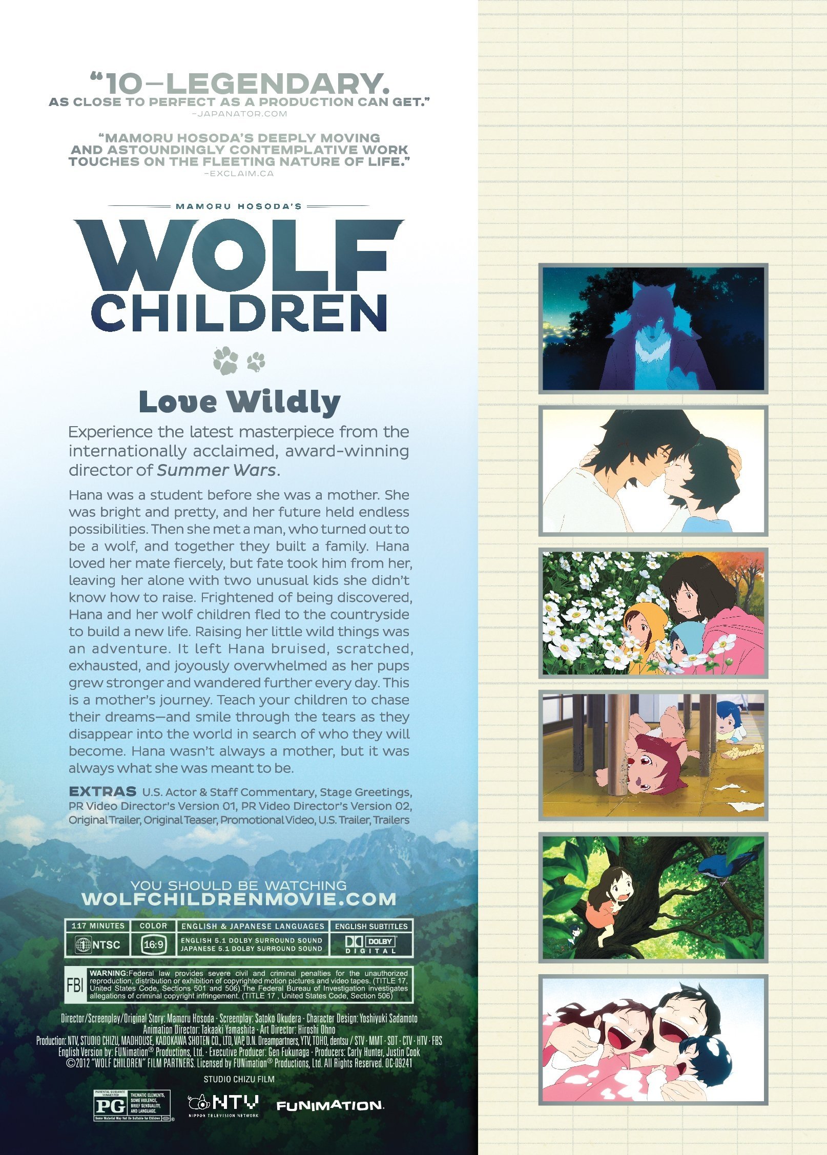 Wolf Children (2 Dvd) [Edizione: Stati Uniti]