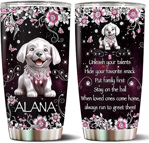 Regalos personalizados para mujeres Golden Retriever, taza de café, regalo para amantes de los perros, dueños, esposa, hija, Navidad, cumpleaños,