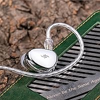 Vista 6 de EA500 Hi-Res in Ear Monitor Headphone with Detachable Cable, Dynamic Driver IEM Earphone for Musicians, Clear Sound Deep Bass, HiFi Stereo Wired