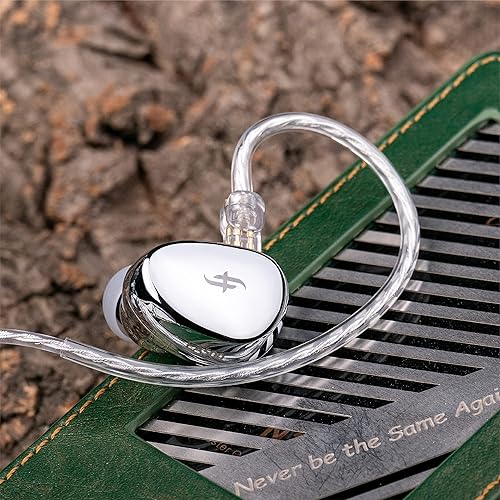 Miniatura 6 de Auriculares EA500 de alta resolución con cable desmontable, controlador dinámico IEM para músicos, graves profundos de sonido claro, auriculares