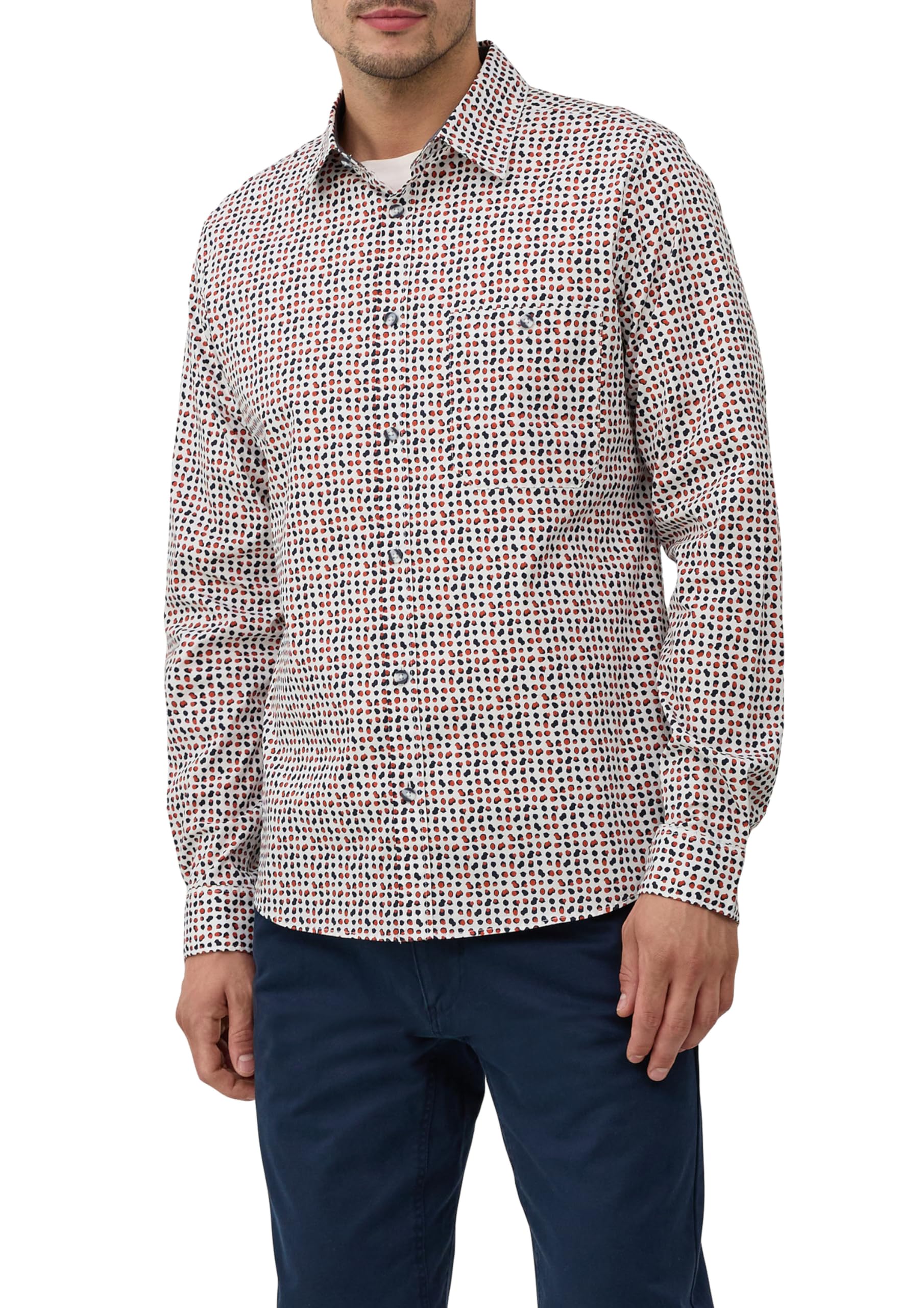 s.Oliver Langarm-Hemd Slim Fit