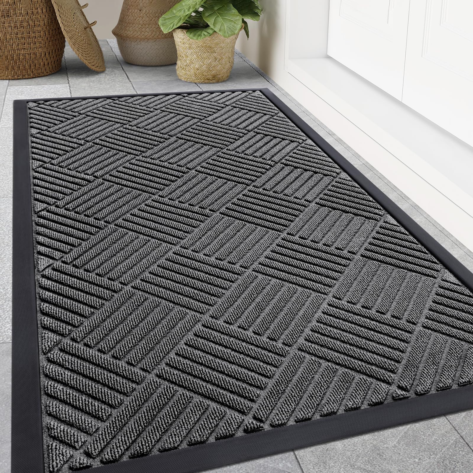 Smiry Front Door Mat - Durable Outdoor Doormat -25