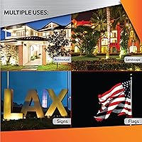 Vista 6 de Newhouse Lighting WW30BRZ - Luz de inundación LED de 30 vatios para exteriores, resistente a la intemperie, bronce