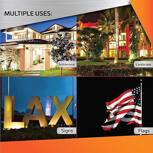 Miniatura 6 de Newhouse Lighting WW30BRZ - Luz de inundación LED de 30 vatios para exteriores, resistente a la intemperie, bronce