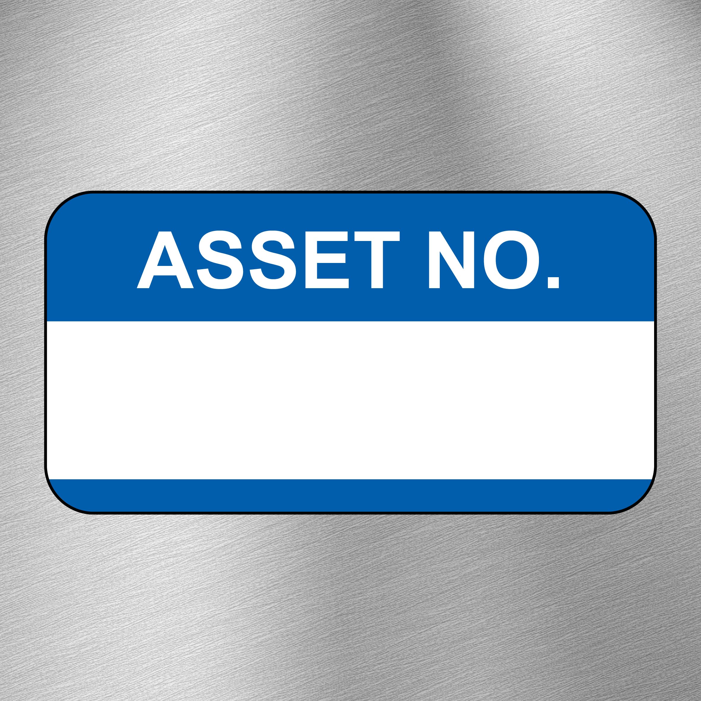 Asset Number Quality Control Labels- 250 Stickers 38mm x 22mm Blue - Image 2