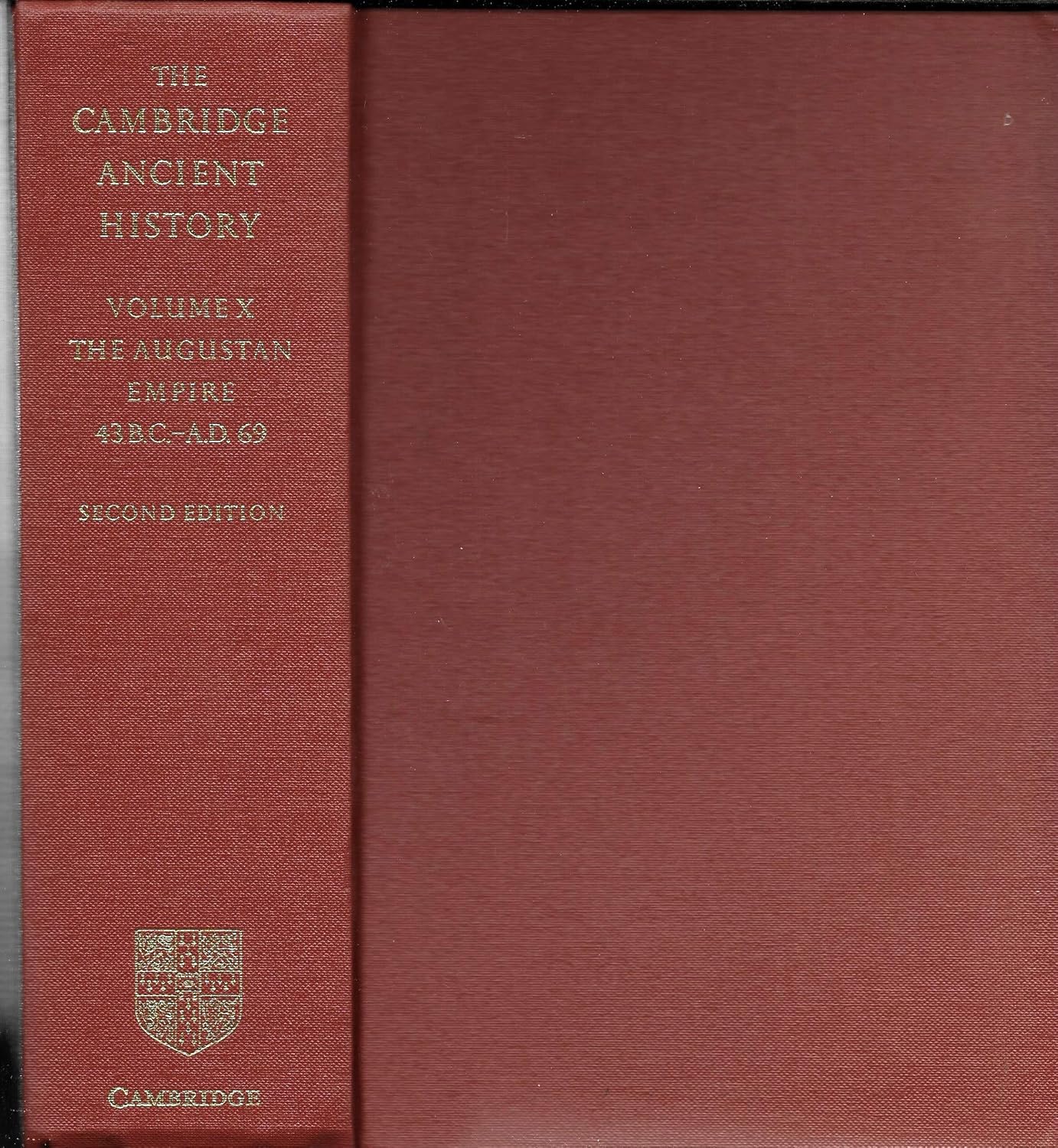 The Cambridge Ancient History Volume 10 Amazon.co.uk Bowman, Alan K