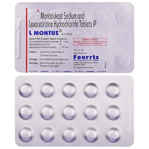 L Montus Strip of 15 Tablets Amazon.in Health & Personal Care